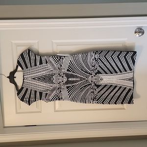 Black and white dress